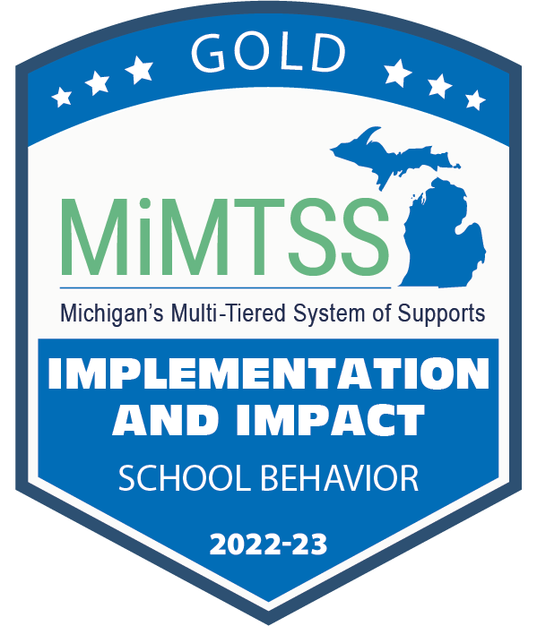 School Behavior Gold badge