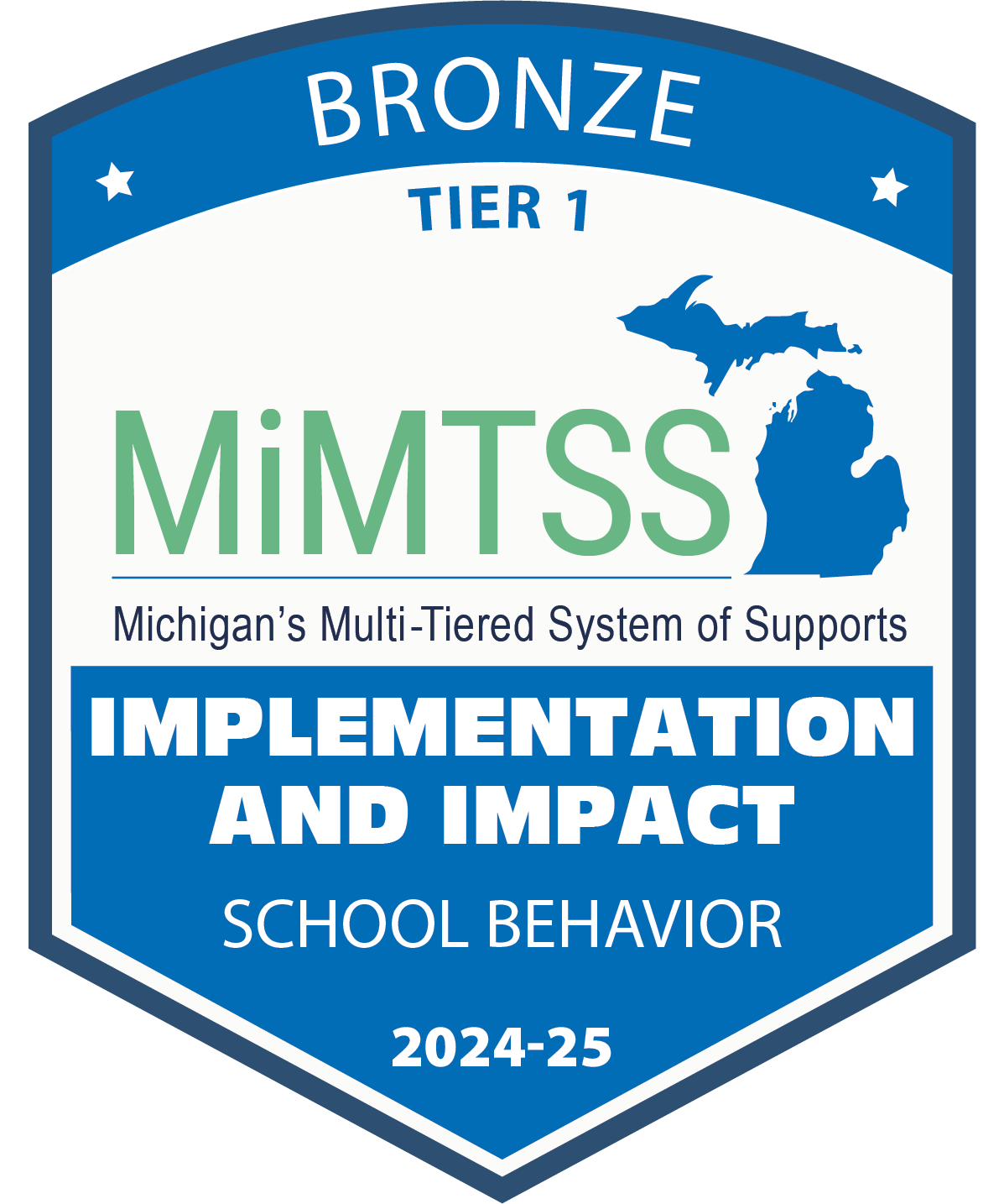 2024-25 School Behavior Tier 1 Bronze